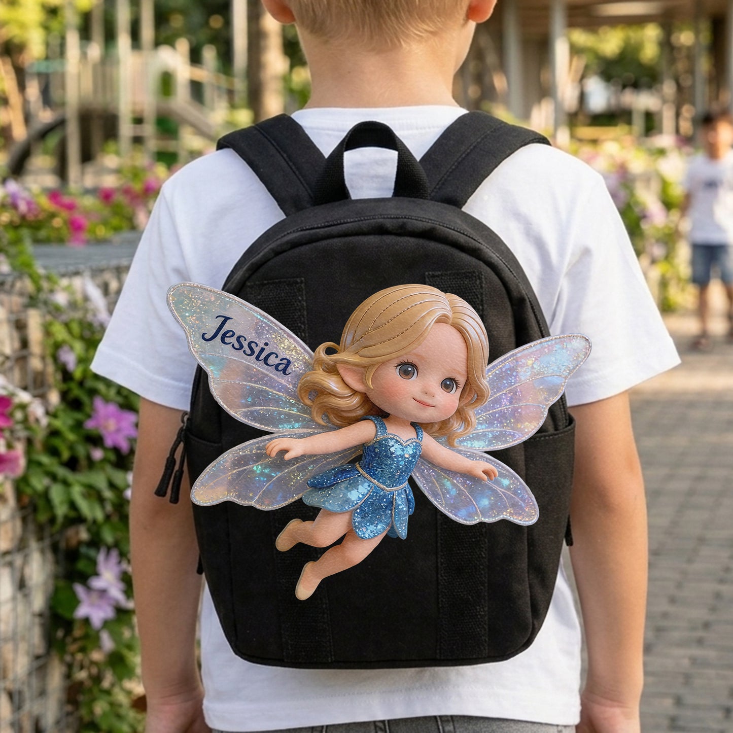 La Fée - Sac à Dos en Cuir Personnalisé pour Enfants