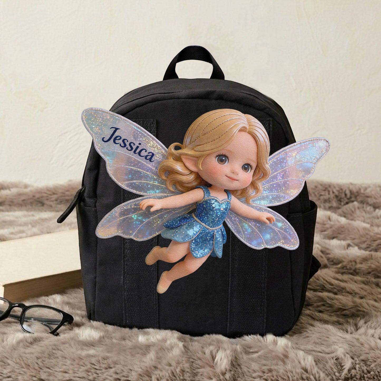 La Fée - Sac à Dos en Cuir Personnalisé pour Enfants