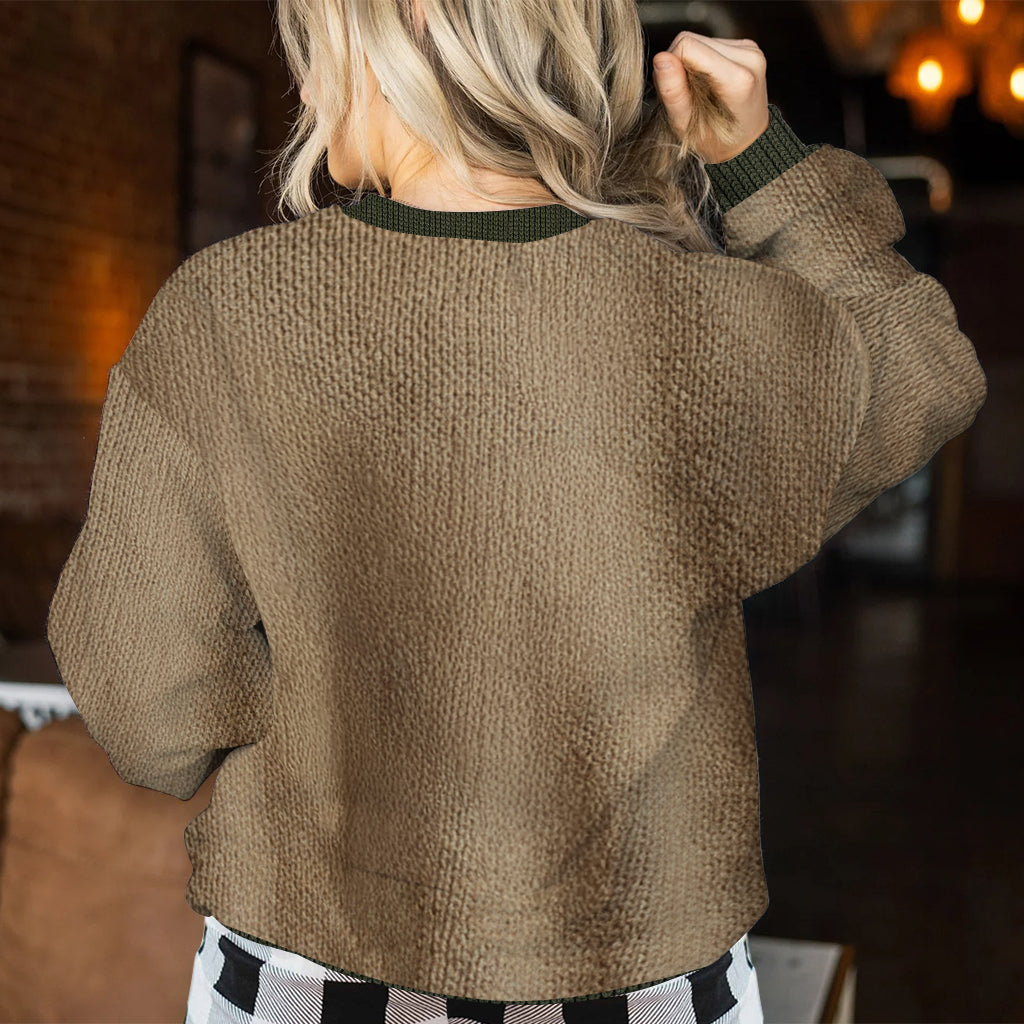 Amoureux des chevaux - Pull moche personnalisé à motif cheval