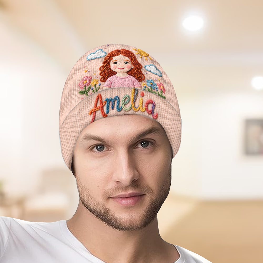 Mein Name, Meine kleine Welt - Personalisierte Kinder-Mütze