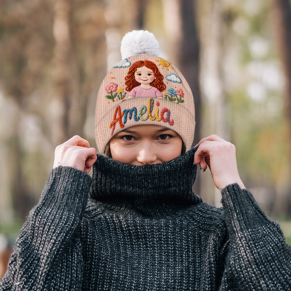 Mein Name, Meine kleine Welt - Personalisierte Kinder-Mütze