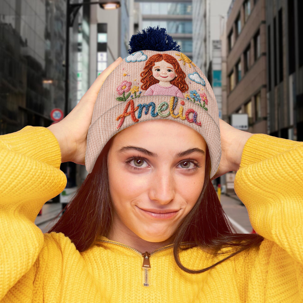 Mein Name, Meine kleine Welt - Personalisierte Kinder-Mütze
