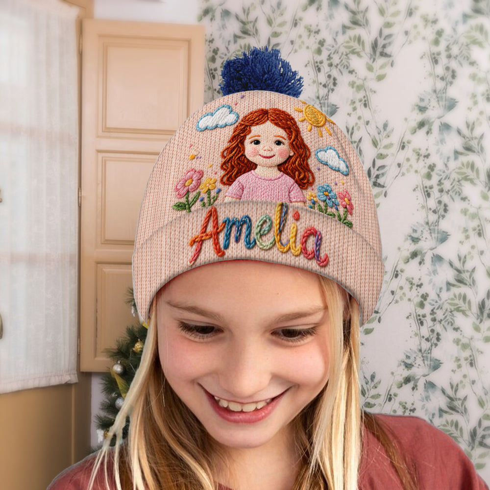 Mein Name, Meine kleine Welt - Personalisierte Kinder-Mütze