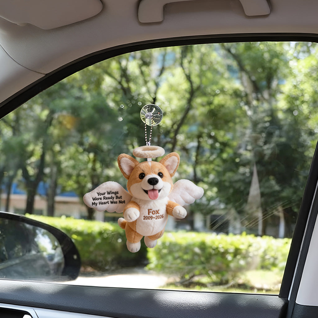 Pet Angel - Personalisierter Hund Plush Schlüsselanhänger
