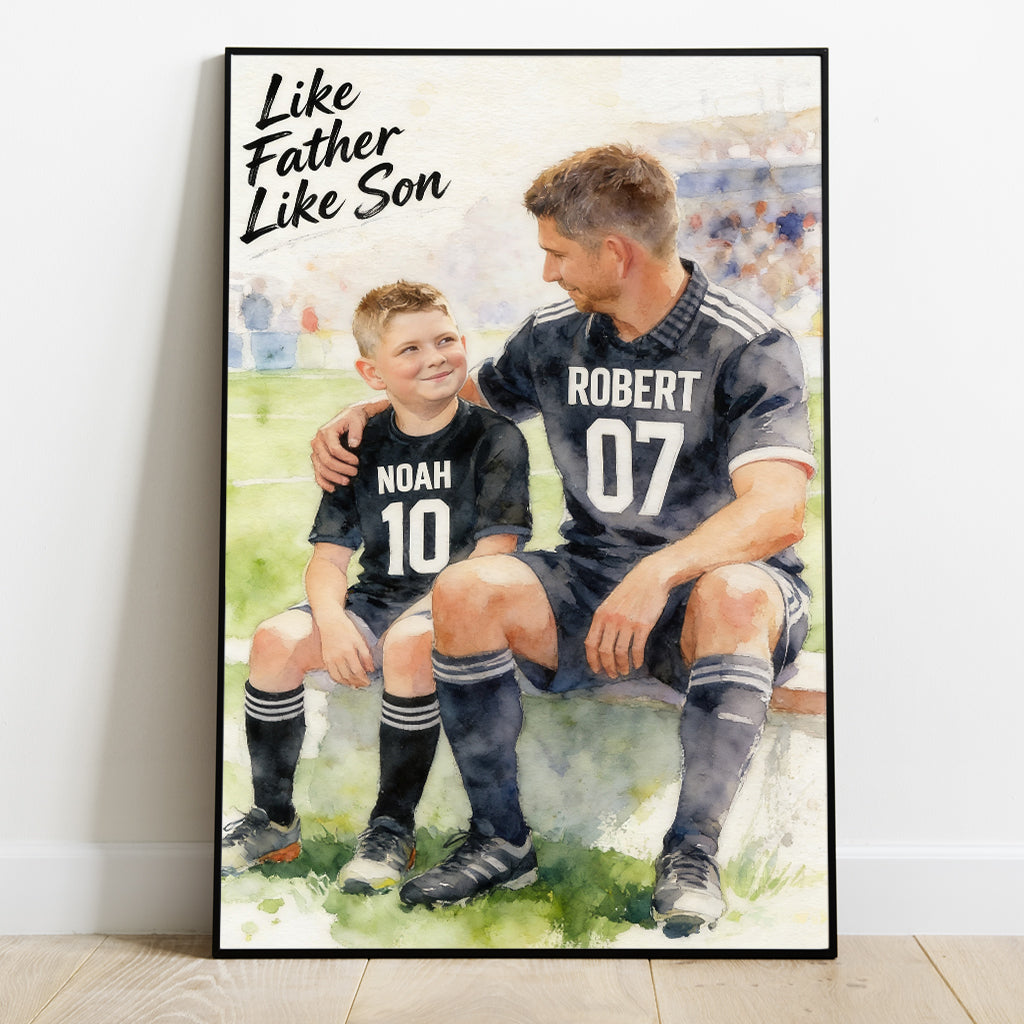 Sport personnalisé - Toile et affiche personnalisées pour papa