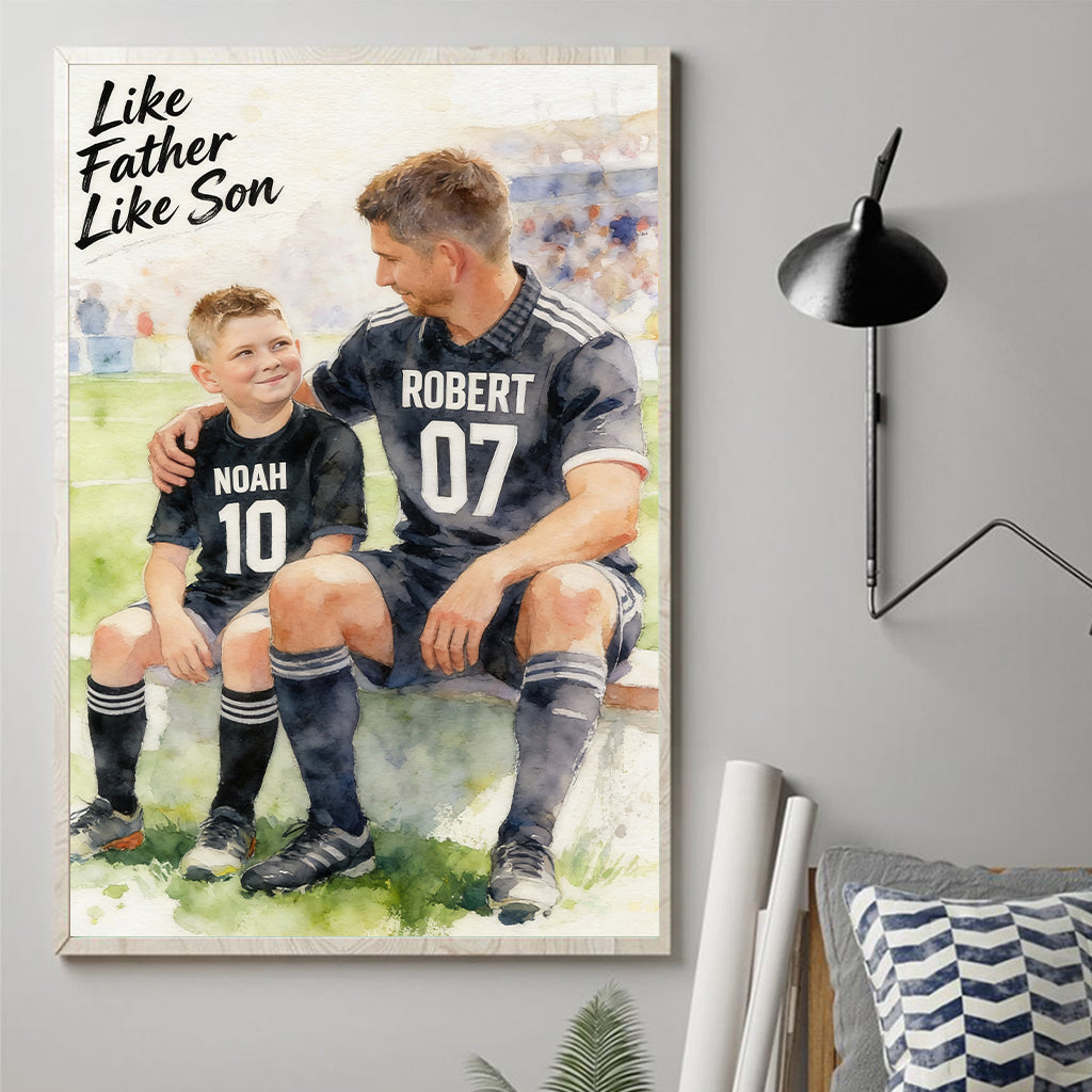Sport personnalisé - Toile et affiche personnalisées pour papa