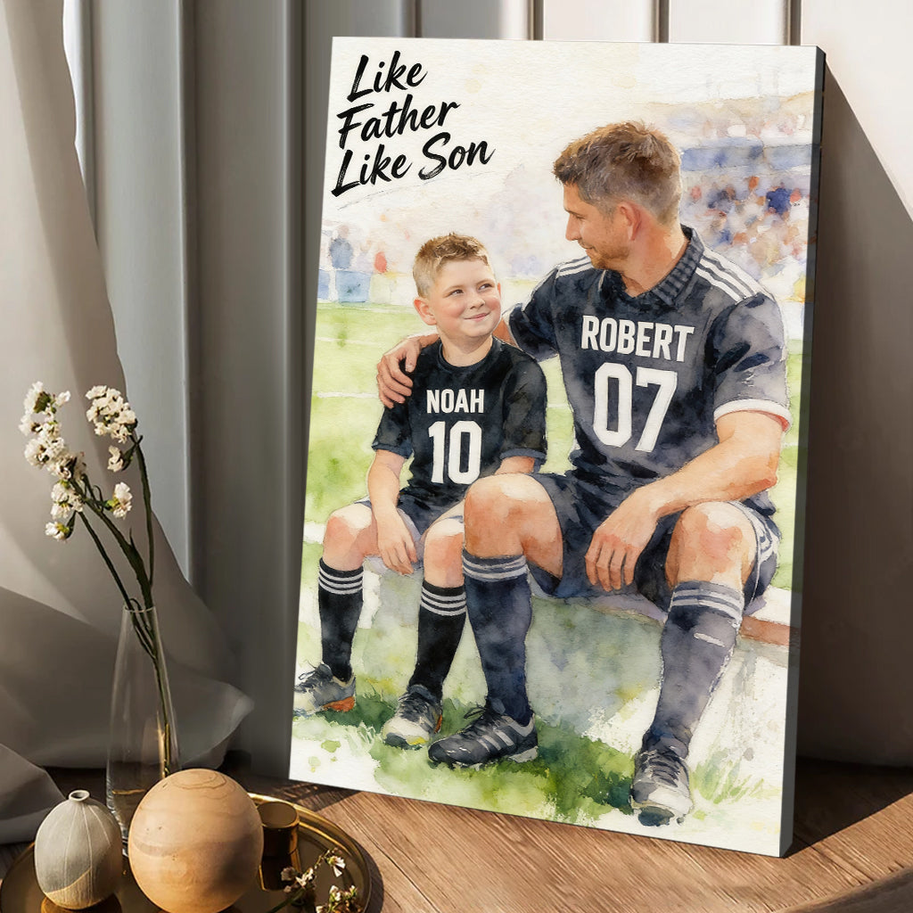 Sport personnalisé - Toile et affiche personnalisées pour papa
