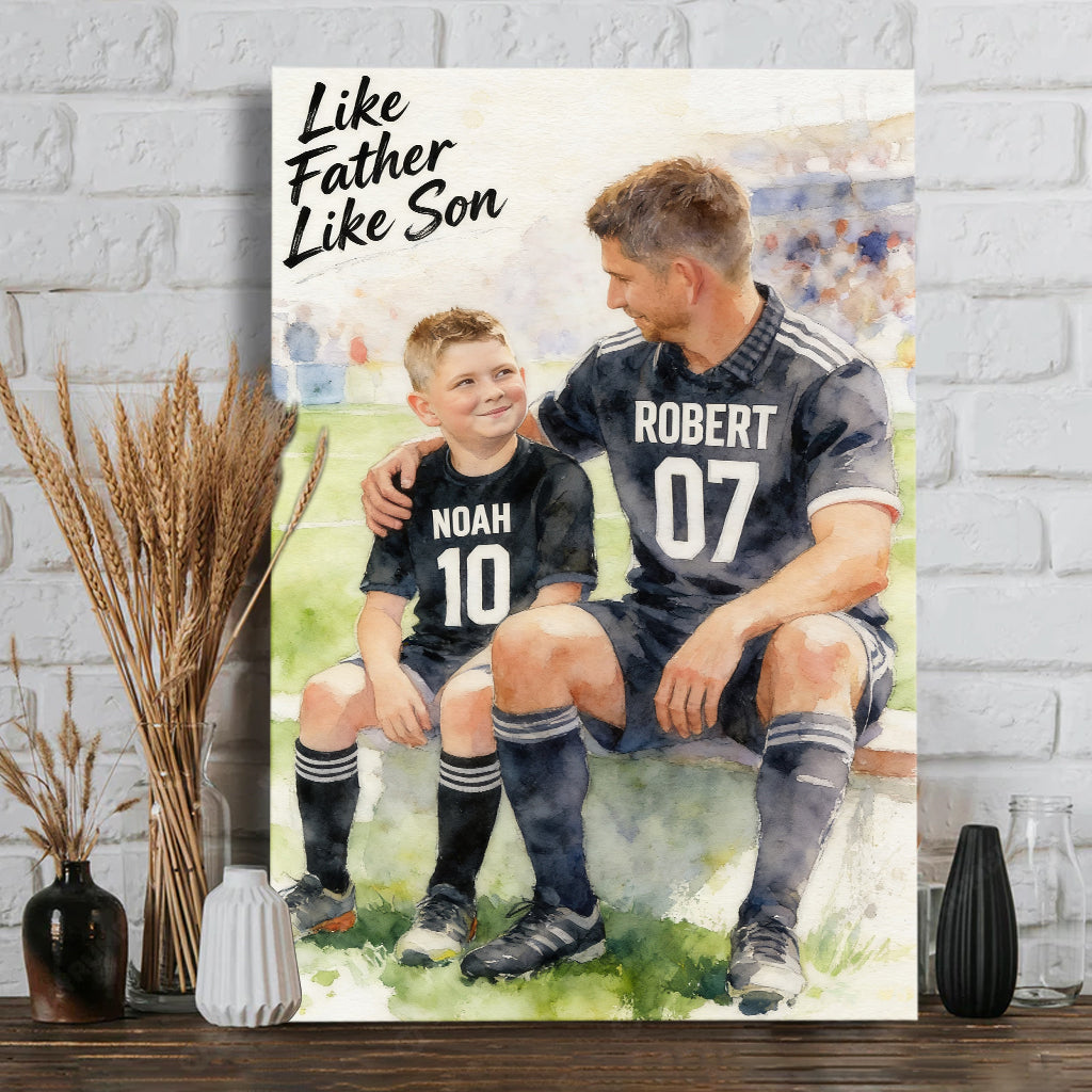 Sport personnalisé - Toile et affiche personnalisées pour papa