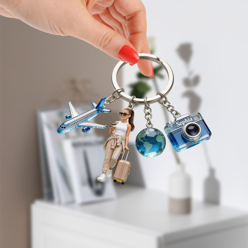 Individuelles Foto - Personalisierter Premium Schlüsselanhänger mit Charms