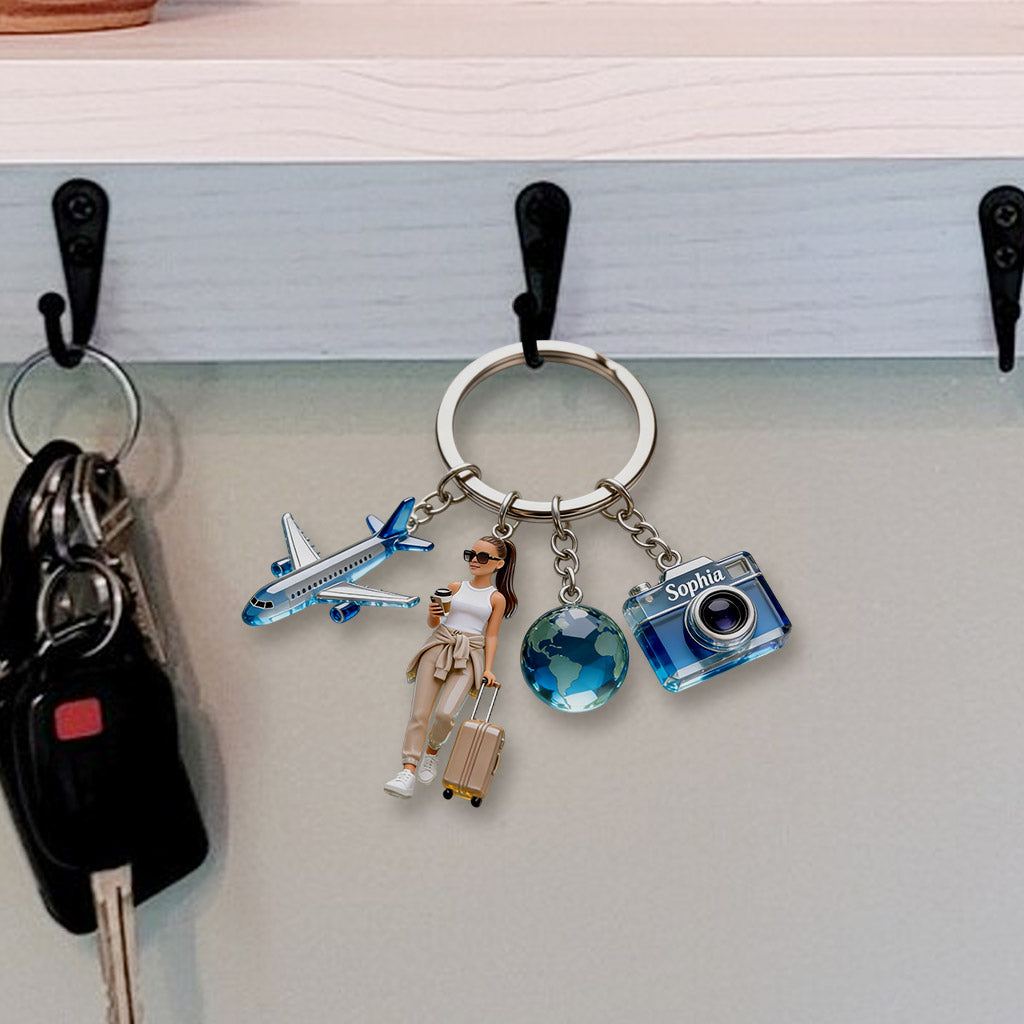 Individuelles Foto - Personalisierter Premium Schlüsselanhänger mit Charms