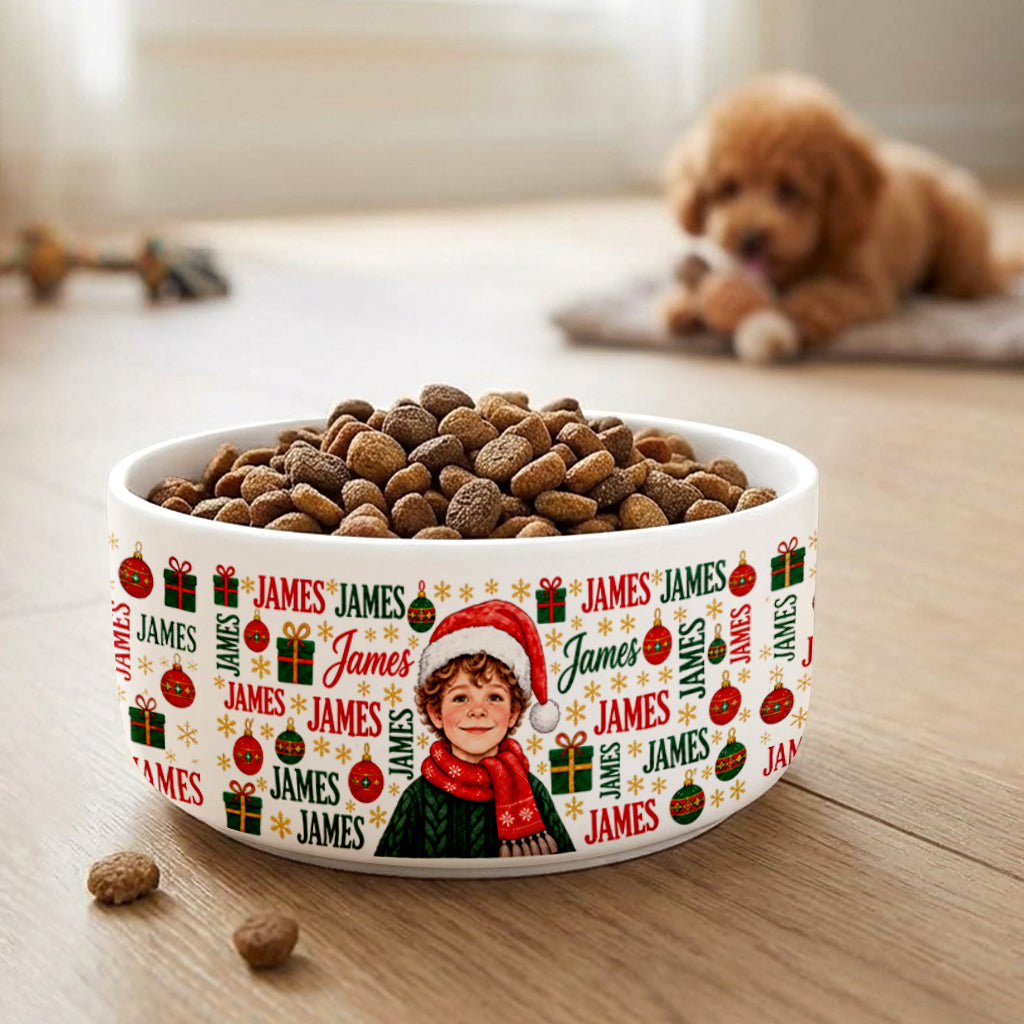 Magnifique bol de céréales de Noël pour enfants - Bol en céramique personnalisé