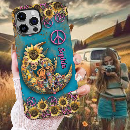Coque de téléphone personnalisée Hippie Soul - Motif hippie intégral