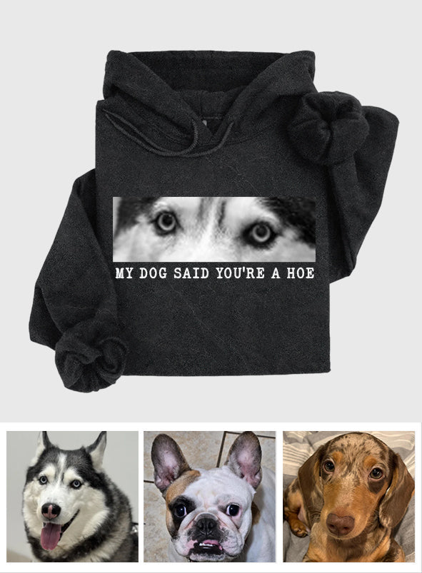 Tu ne peux pas lui dire quoi faire, tu n'es pas son chien - T-shirt personnalisé avec motif chien