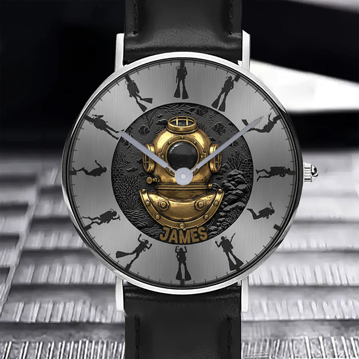 Il est temps de plonger - Montre de plongée personnalisée