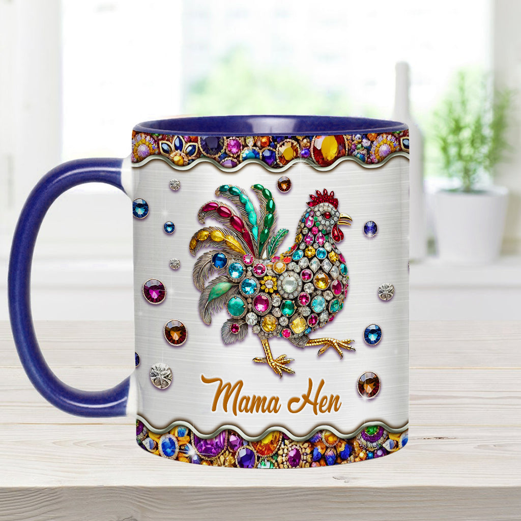 Mama Hen - Personalized Mother Accent Mug
