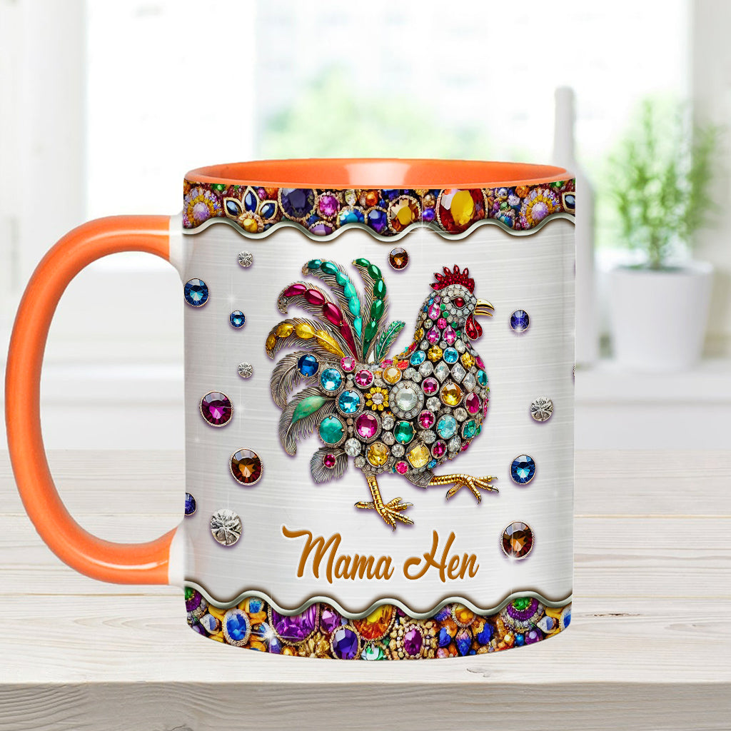 Mama Hen - Personalized Mother Accent Mug