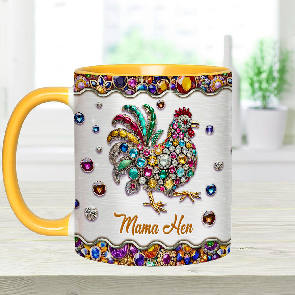Mama Hen - Personalized Mother Accent Mug