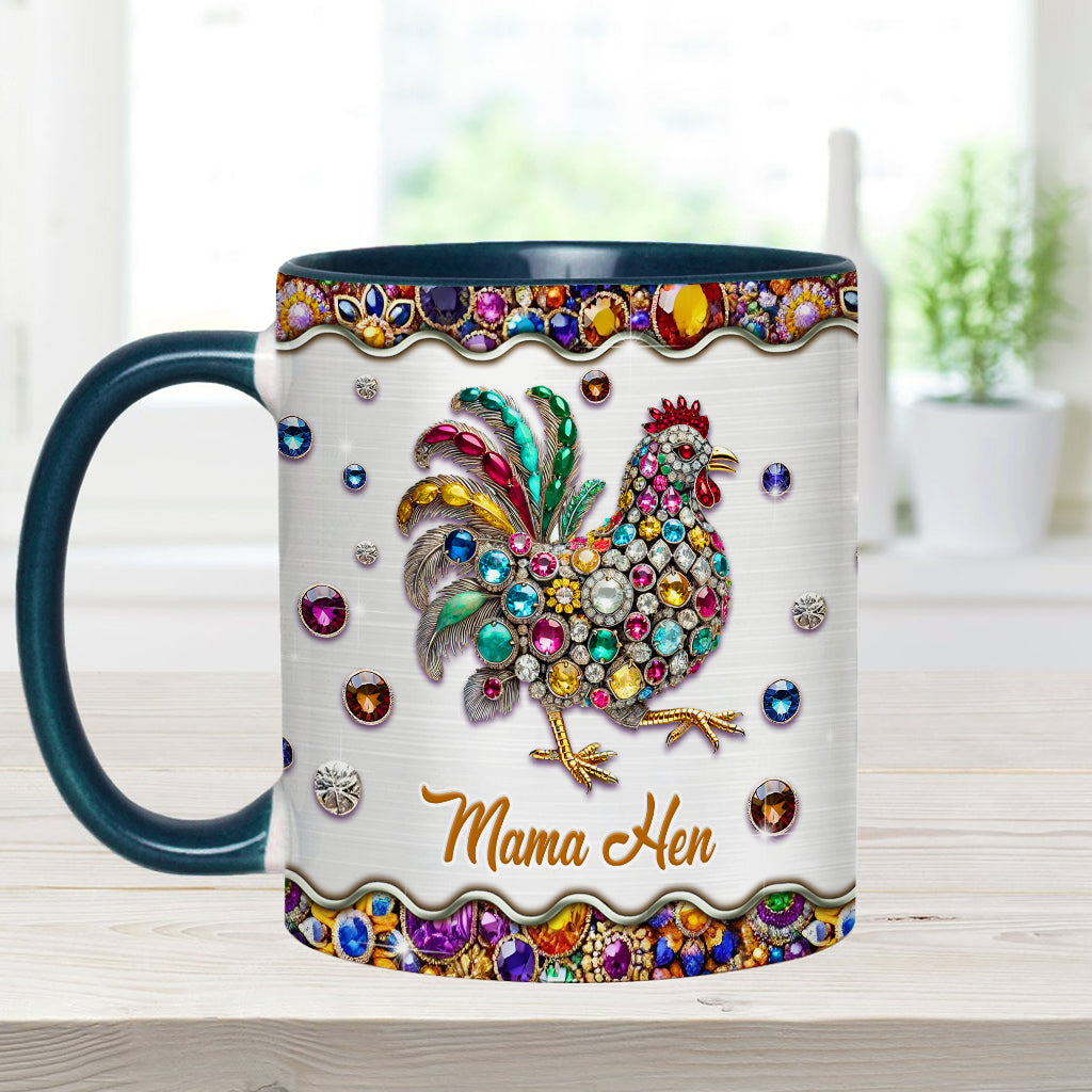 Mama Hen - Personalized Mother Accent Mug