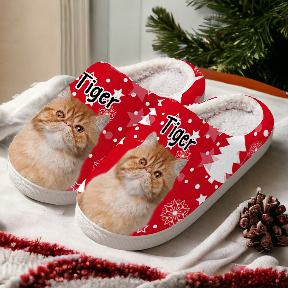 Custom Pet Photo Slippers - Personalized Dog Slippers