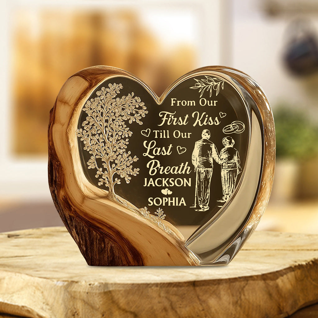 Together Until We Are Stars - Personalized Couple Custom Shaped Acrylic Plaque