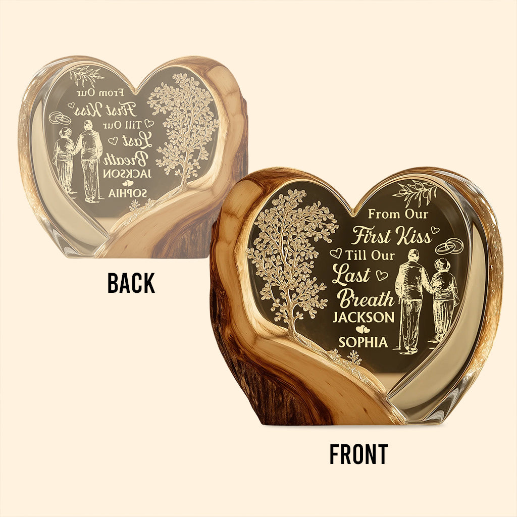 Together Until We Are Stars - Personalized Couple Custom Shaped Acrylic Plaque