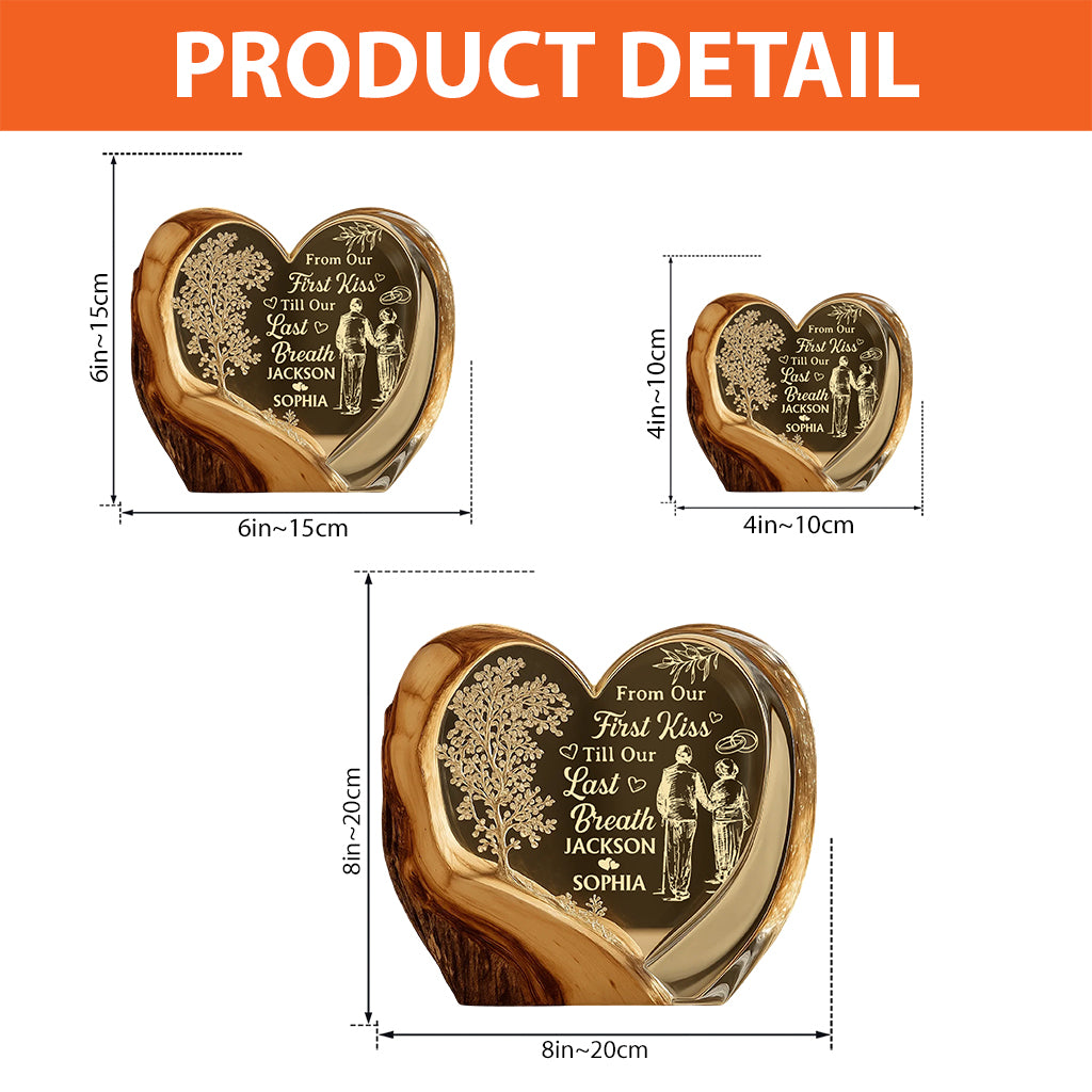 Together Until We Are Stars - Personalized Couple Custom Shaped Acrylic Plaque