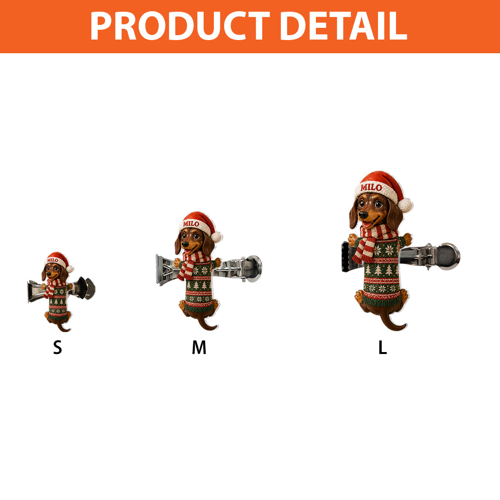 Funny Pet Christmas Gift - Personalized Dog Curtain Tieback