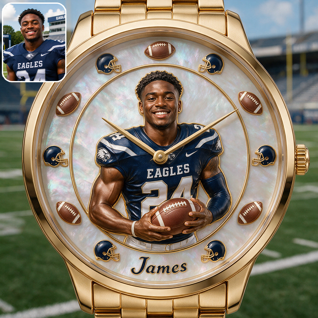 Game Day - Personalized Football Hand Watch