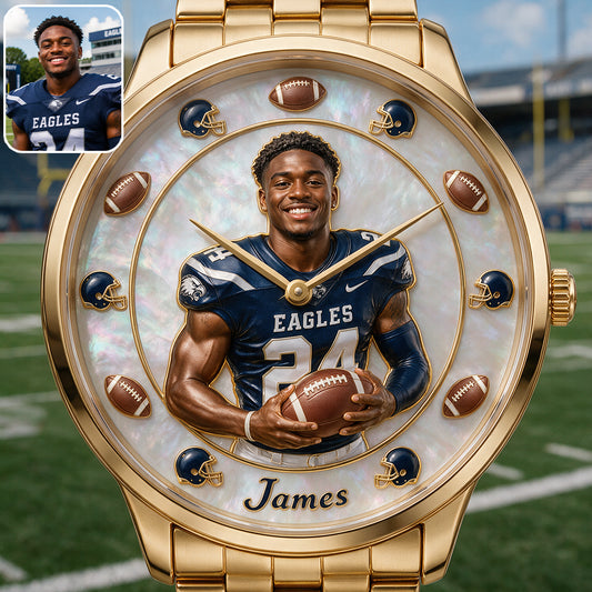 Game Day - Personalized Football Hand Watch