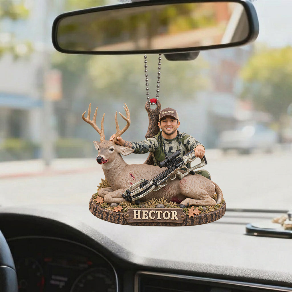 Cadeau de Noël de Chasse - Ornement 3D Personnalisé Premium