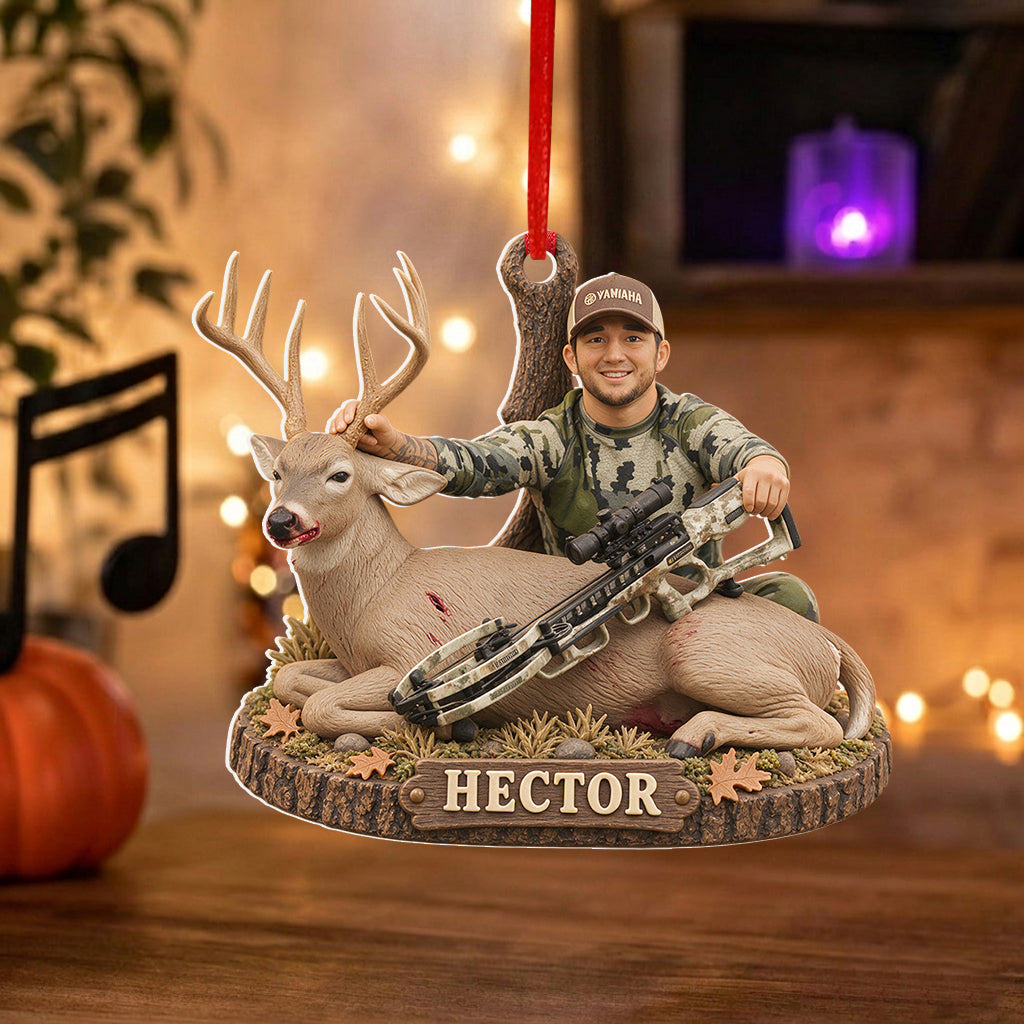 Cadeau de Noël de Chasse - Ornement 3D Personnalisé Premium