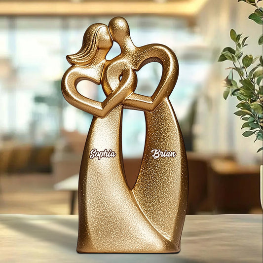 You & Me - Personalized Couple Custom Shaped Acrylic Plaque