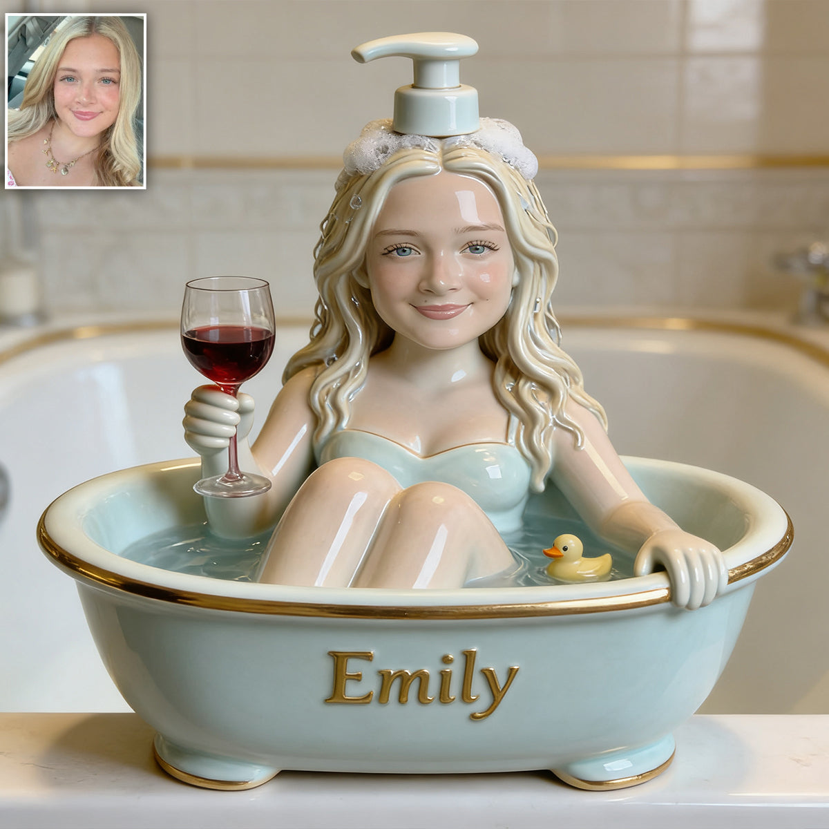 Personalisierte Weinpumpen-Dispenser - Ihr Foto