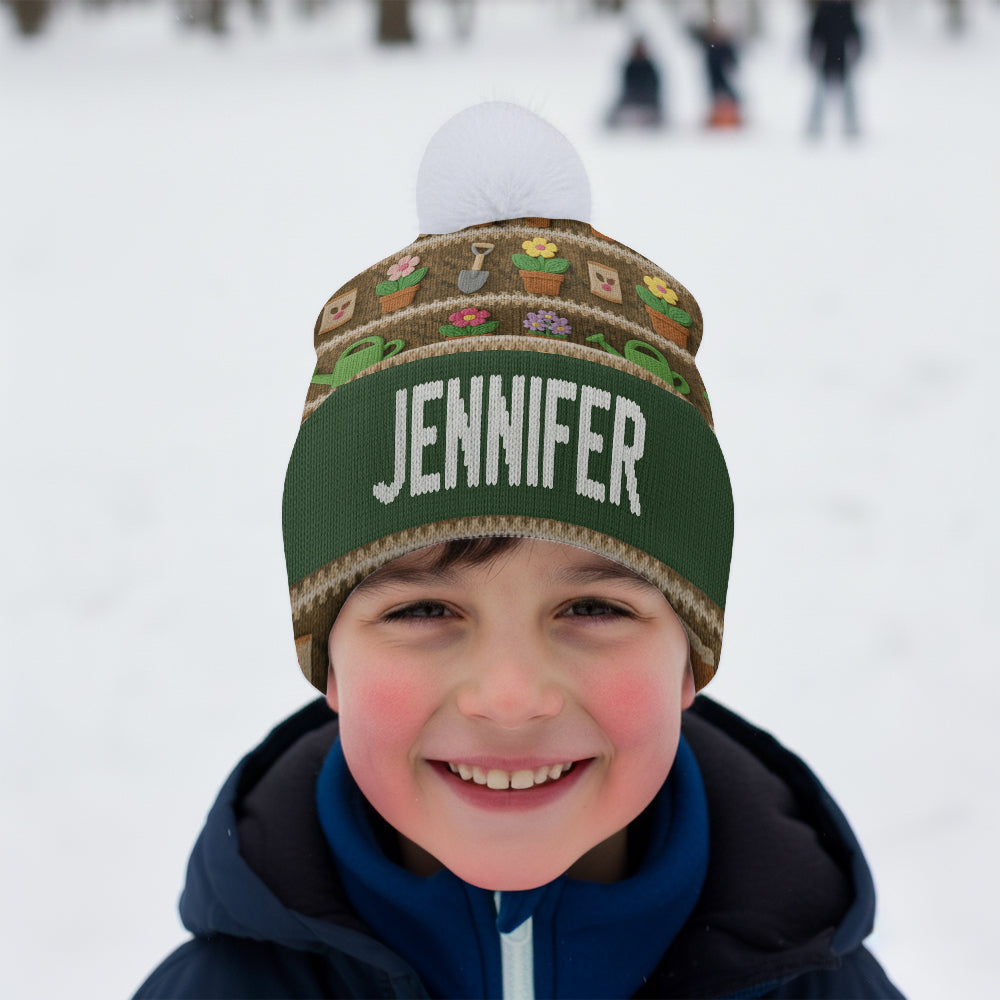 Love Gardening - Personalized Gardening Beanie Hat