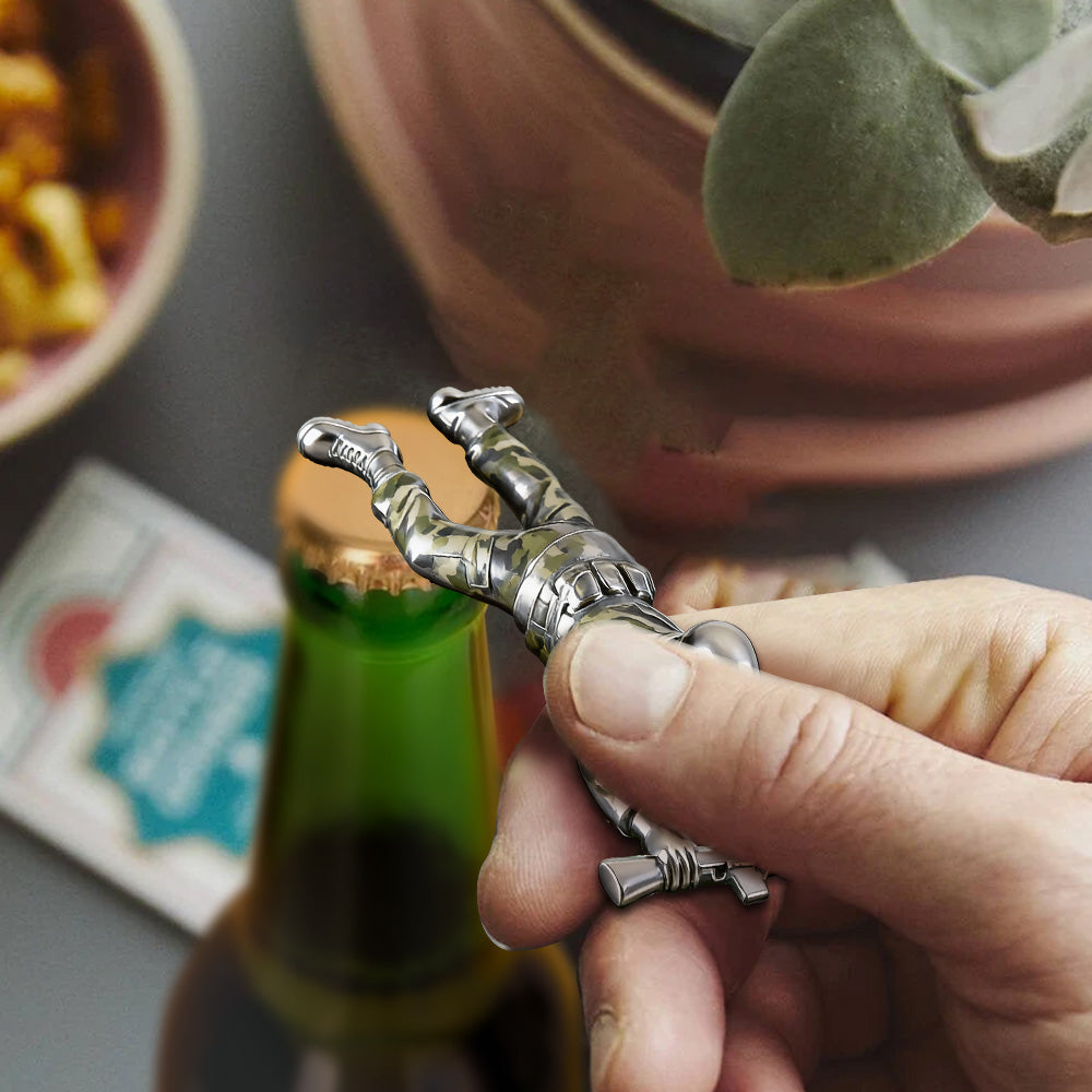 Bierzeit – Personalisierter Flaschenöffner für Veteranen 