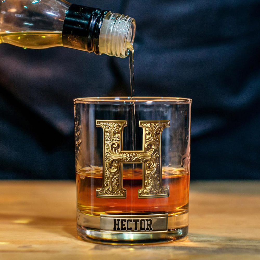 Coffret à boissons personnalisé pour toute la famille - Carafe à whisky familiale personnalisée