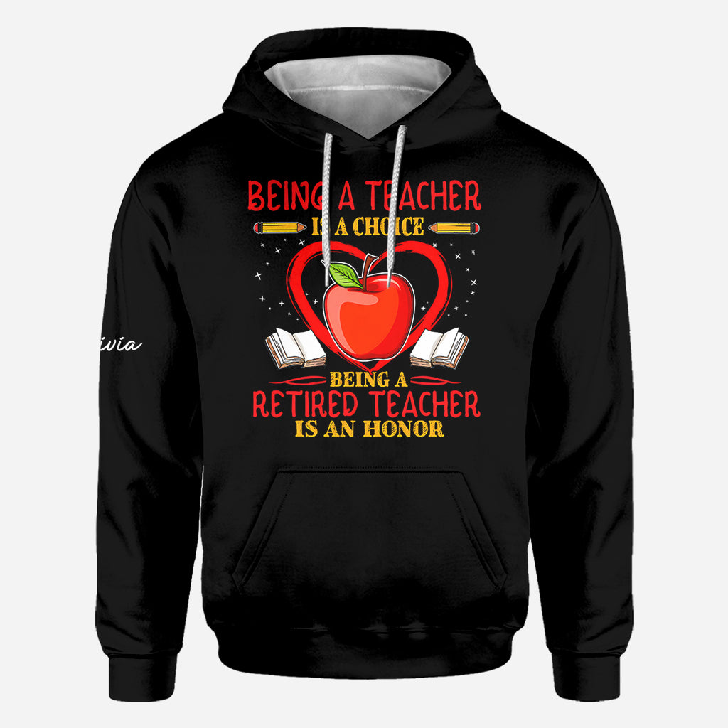 Back To School - Personalized Teacher All Over Shirt