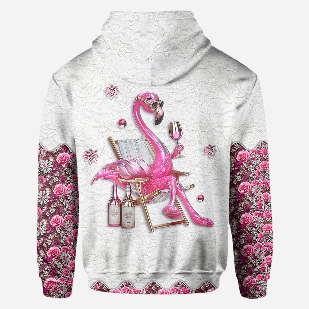 Sei ein Flamingo inmitten einer Taubenschar – personalisiertes Flamingo-Shirt