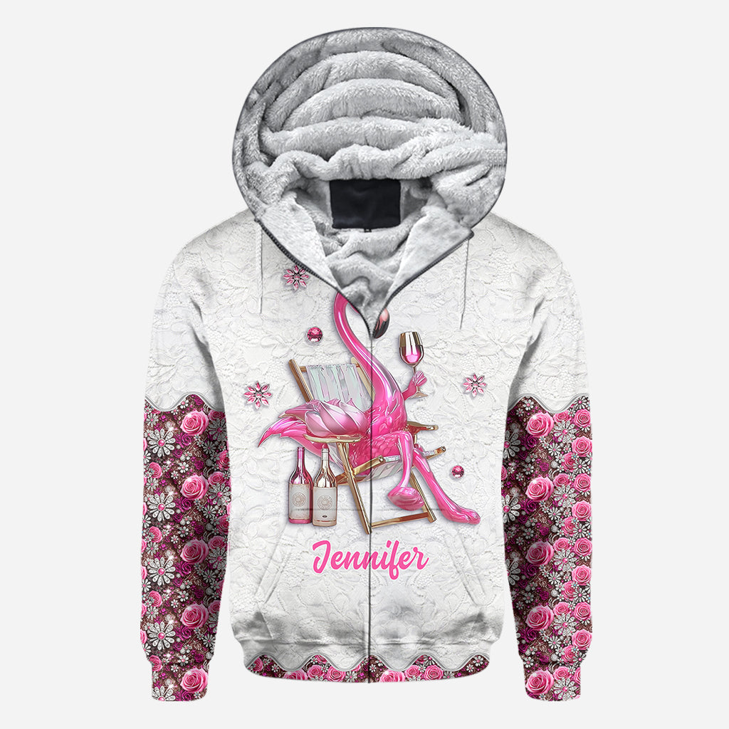 Sei ein Flamingo inmitten einer Taubenschar – personalisiertes Flamingo-Shirt