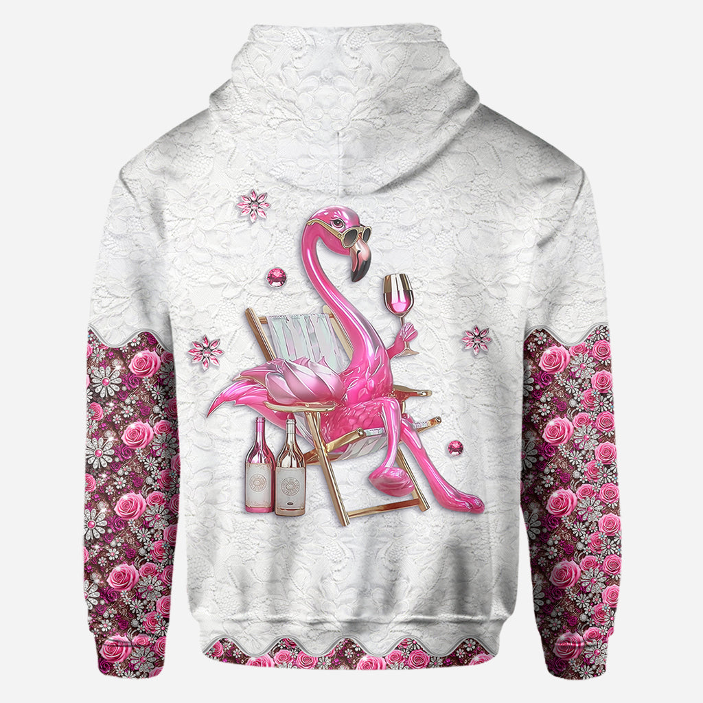 Sei ein Flamingo inmitten einer Taubenschar – personalisiertes Flamingo-Shirt