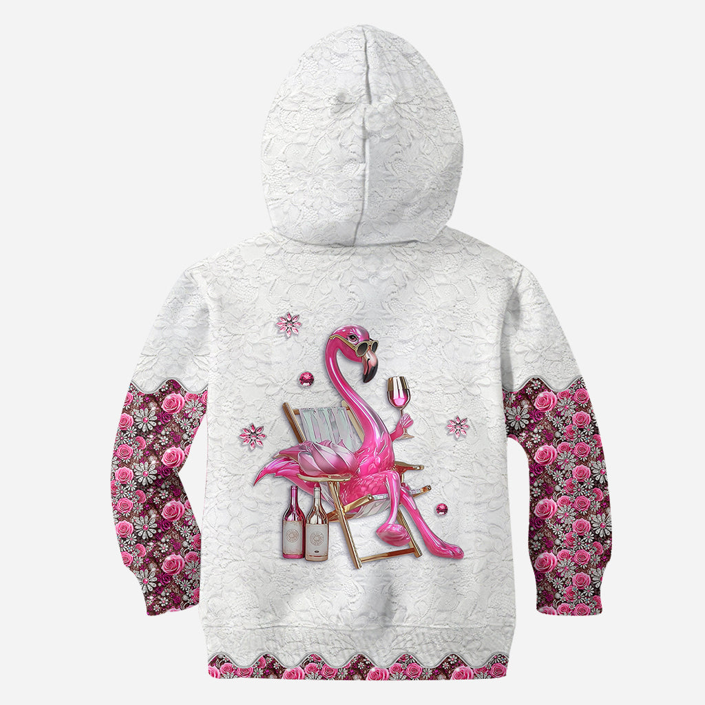 Sei ein Flamingo inmitten einer Taubenschar – personalisiertes Flamingo-Shirt
