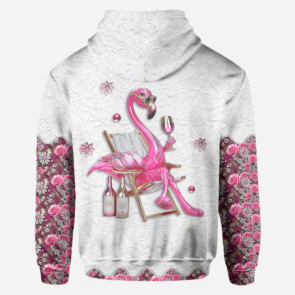 Sei ein Flamingo inmitten einer Taubenschar – personalisiertes Flamingo-Shirt