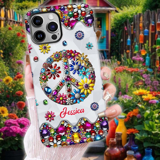Coque de téléphone personnalisée Hippie Soul - Motif hippie intégral