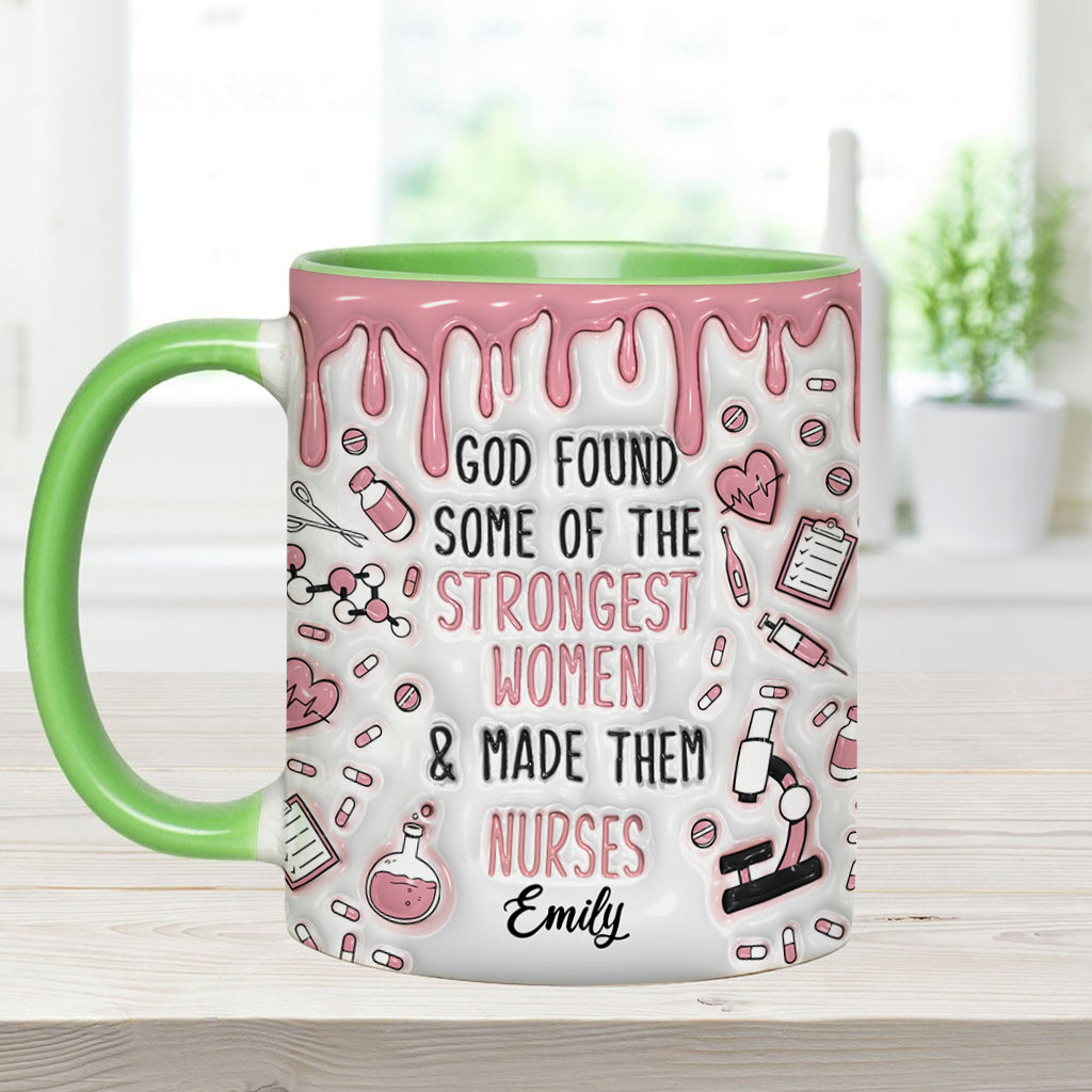 Dieu a choisi des femmes exceptionnelles et en a fait des infirmières - Mug personnalisé pour infirmière