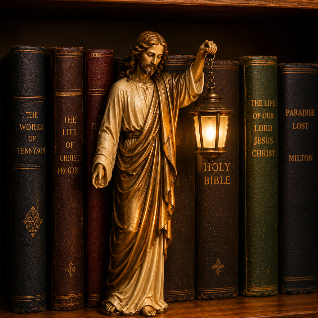 Believer - Personalisierte Christliche Bücherregal-Lampe