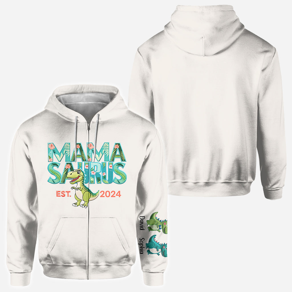 Mamasaurus - Personalized Mother All Over Shirt