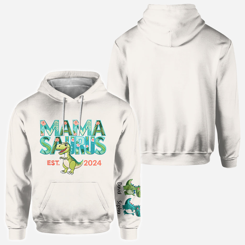 Mamasaurus - Personalized Mother All Over Shirt