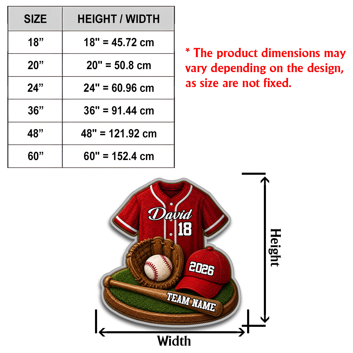 Baseball Player - Personalized Baseball Non-Slip Tufted Rug