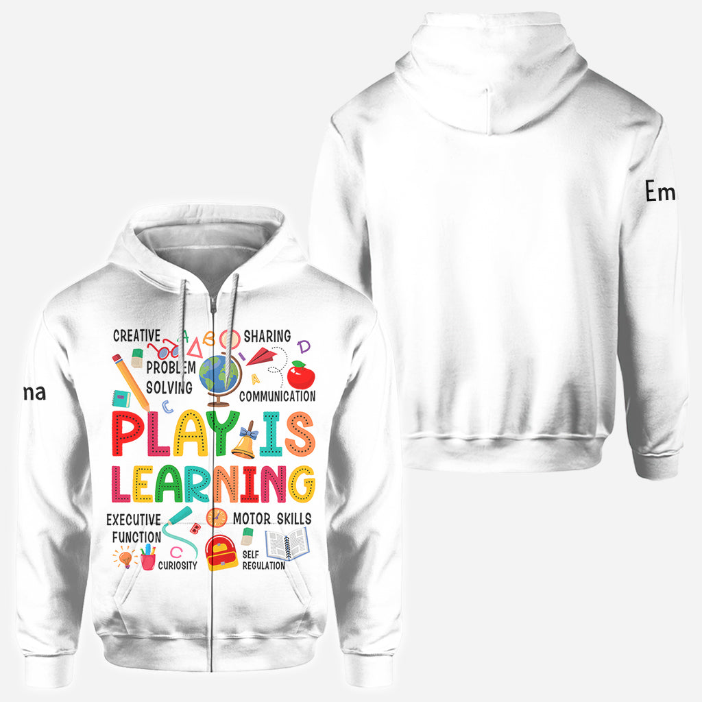 Back To School - Personalized Teacher All Over Shirt