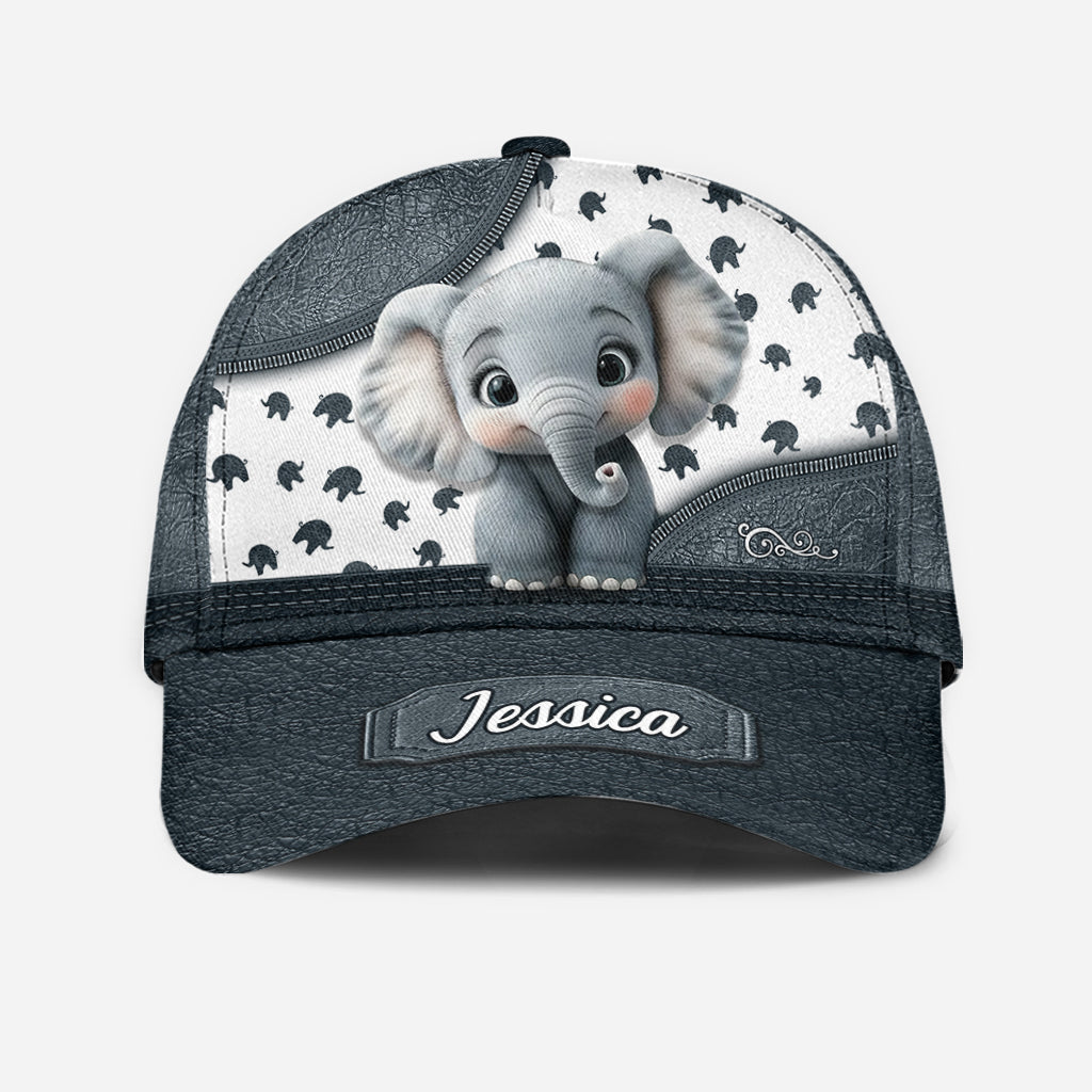 Bébé éléphant mignon - Casquette classique éléphant personnalisée